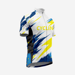 Men’s Cycling Jersey and Shorts Set - White Smoke - K2 Sportswear | Custom Sports Uniforms & Apparels - K2 Sportswear