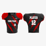Black/Red Personalized American Football Uniform for Men/Women/Youth - K2 Sportswear | Custom Sports Uniforms & Apparels - K2 Sportswear