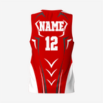 Custom Men's Red Lacrosse Pinnie - K2 Sportswear | Custom Sports Uniforms & Apparels - K2 Sportswear