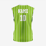 Custom Yellow Green Sleeveless 2 Button Softball Jersey – Perfect for Men/Women - K2 Sportswear | Custom Sports Uniforms & Apparels - K2 Sportswear