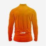 Men’s Long Sleeve Cycling Jersey – Red-Orange, Pro Performance - K2 Sportswear | Custom Sports Uniforms & Apparels - K2 Sportswear