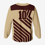 Custom Ice Hockey Jersey in Dark Brown - K2 Sportswear | Custom Sports Uniforms & Apparels - K2 Sportswear