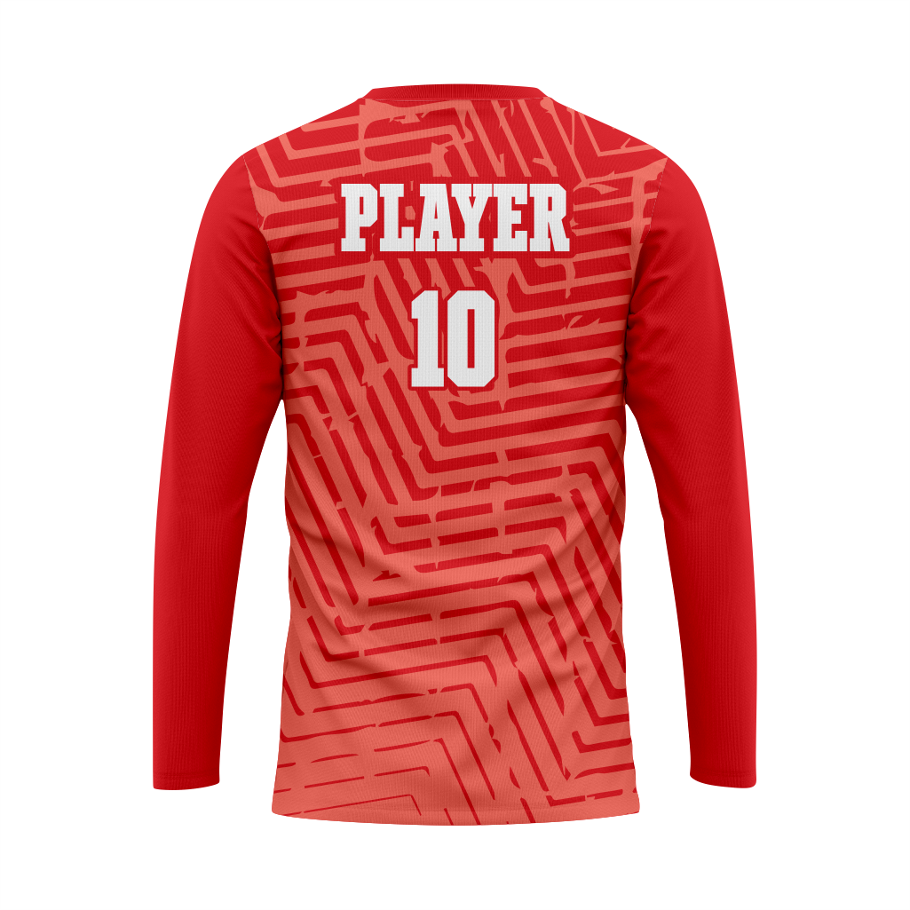 Top-Quality Soccer Jersey for Goalkeepers - Crimson Red