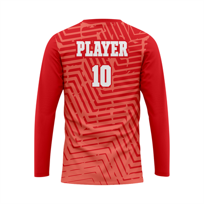 Top-Quality Soccer Jersey for Goalkeepers - Crimson Red