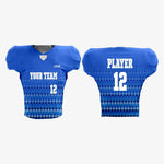 Blue/Black Customized American Football Jersey - Men/Women - K2 Sportswear | Custom Sports Uniforms & Apparels - K2 Sportswear