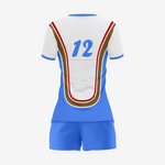 Personalized Blue Volleyball Uniform Set for Athletes - K2 Sportswear | Custom Sports Uniforms & Apparels - K2 Sportswear