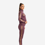 Custom Cheerleading Brown Warmup Set - Full Zip Jacket & Pants Team Name Design