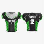 Custom American Football Uniform in Black/Green - K2 Sportswear | Custom Sports Uniforms & Apparels - K2 Sportswear
