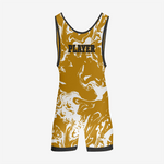 Custom Golden Wrestling Singlet – Premium Quality - K2 Sportswear | Custom Sports Uniforms & Apparels - K2 Sportswear