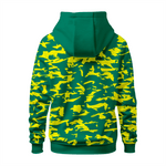 Basktetball Hoodie in Green and Yellow RSBH-006 - K2 Sportswear | Custom Sports Uniforms & Apparels - K2 Sportswear