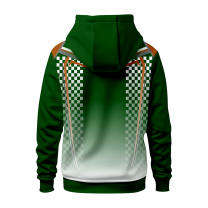 Basktetball Hoodie in Green RSBH-001