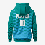 Custom Wrestling Hoodie in Bondi Blue – Athletic Fit - K2 Sportswear | Custom Sports Uniforms & Apparels - K2 Sportswear