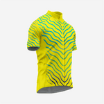 Men’s Yellow Short Sleeve Cycling Jersey for Road and Racing - K2 Sportswear | Custom Sports Uniforms & Apparels - K2 Sportswear