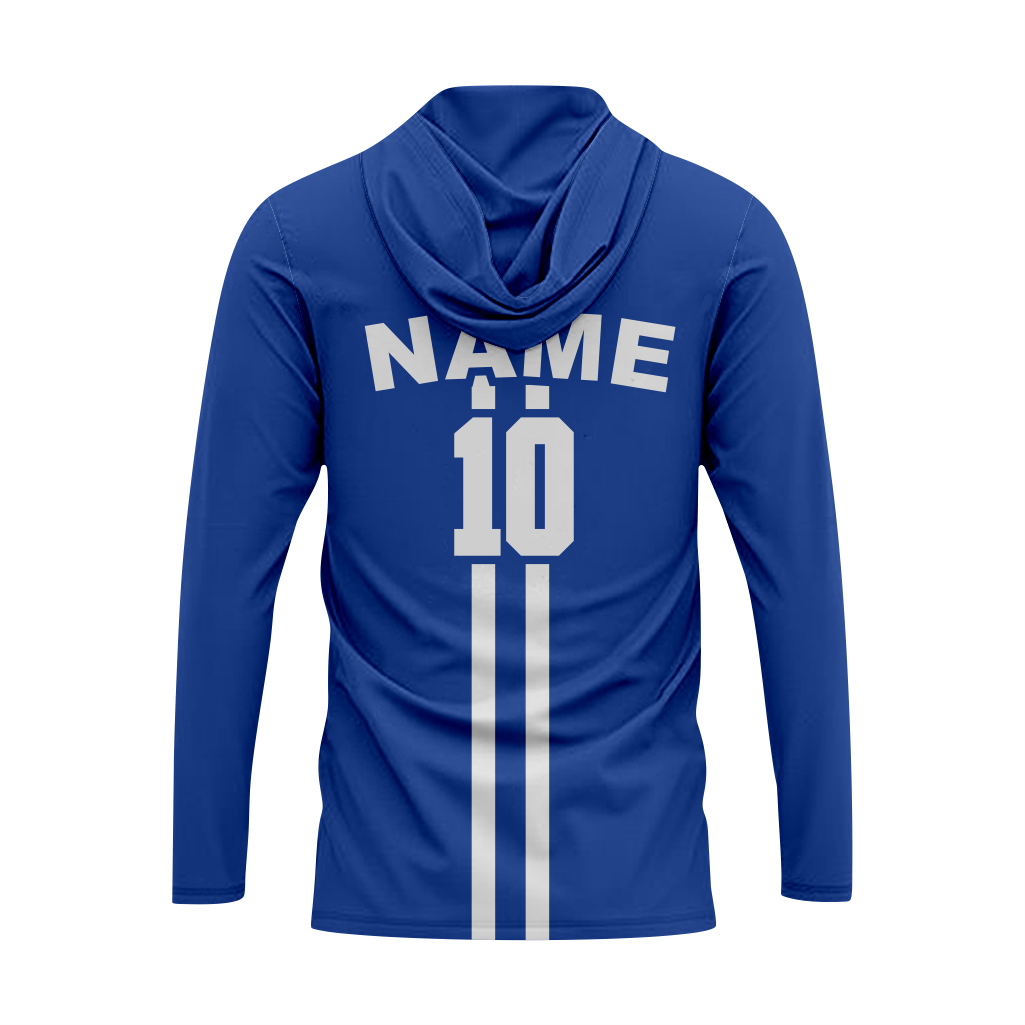 Custom Dark Blue Baseball T-Shirt Hoodie