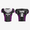 Custom American Football Uniform in Black/Dark Purple