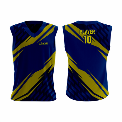 Basketball Uniform in Blue and Yellow RSCBU-004