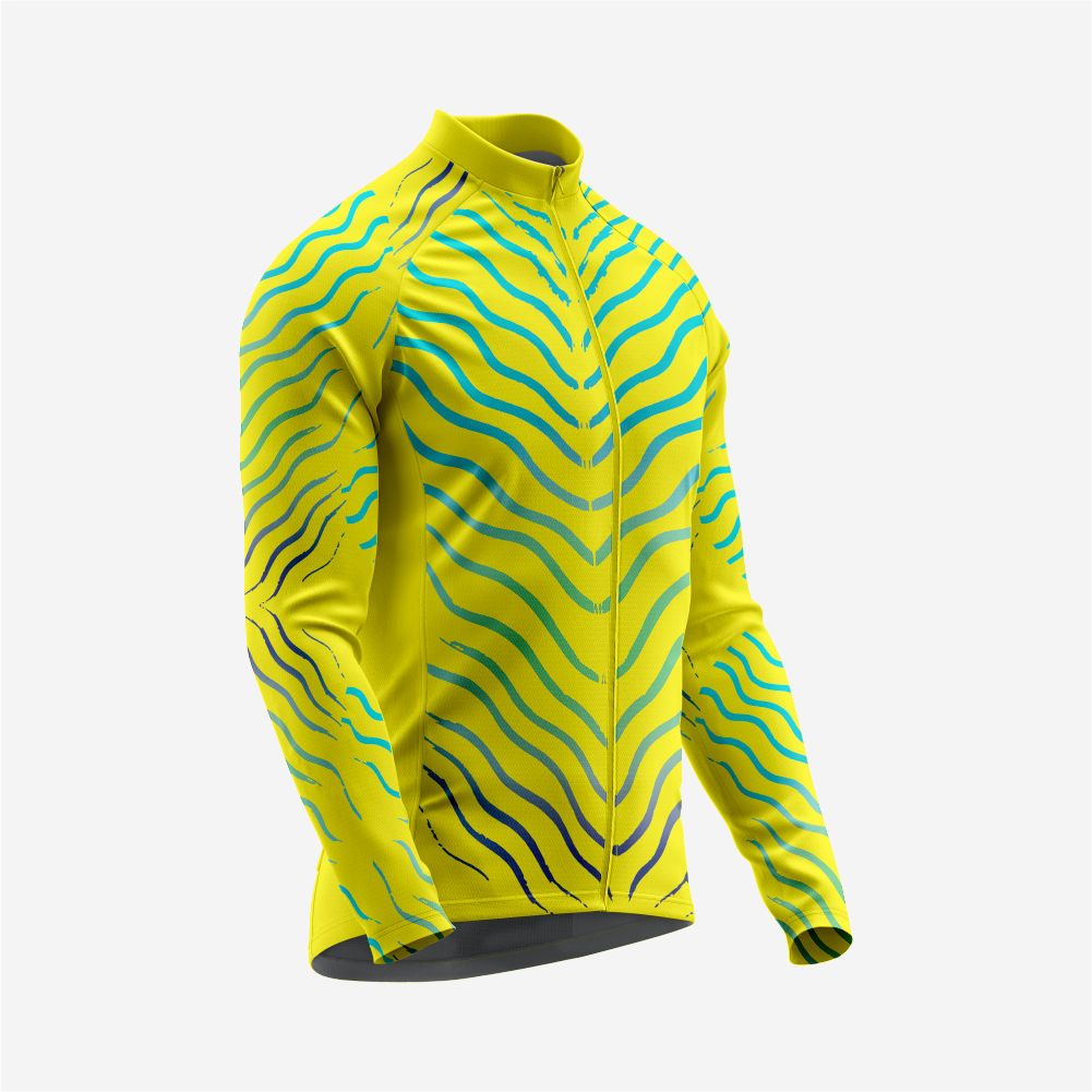 Men’s Long Sleeve Cycling Jersey Quick‑Dry Set