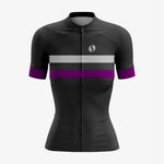 Personalized Women's Cycling Kit – Purple/White/Black - K2 Sportswear | Custom Sports Uniforms & Apparels - K2 Sportswear