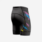 Black Mens Padded Bicycle Shorts with Breathable Compression Fabric - K2 Sportswear | Custom Sports Uniforms & Apparels - K2 Sportswear