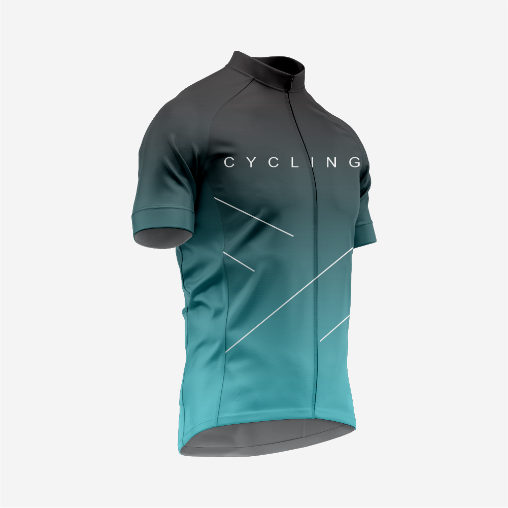 Men’s Cycling Jersey and Shorts Set – Road Bike Clothing Dark Cyan