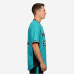 Custom Baseball Jersey in Tiffany Blue - Full Button Baseball Jersey Team Name & Number