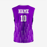 Premium Purple Sleeveless Softball Jersey with 2 Buttons - K2 Sportswear | Custom Sports Uniforms & Apparels - K2 Sportswear