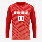Top-Quality Soccer Jersey for Goalkeepers - Crimson Red - K2 Sportswear | Custom Sports Uniforms & Apparels - K2 Sportswear