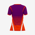 Custom Orange/Dark Purple Softball V-Neck Jersey for Men/Women - K2 Sportswear | Custom Sports Uniforms & Apparels - K2 Sportswear