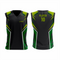 Basketball Uniform in Black and Green RSCBU-005