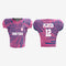 Custom American Football Uniform in Pale Red Violet