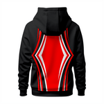 Basktetball Hoodie in Black & Red RSBH-005 - K2 Sportswear | Custom Sports Uniforms & Apparels - K2 Sportswear