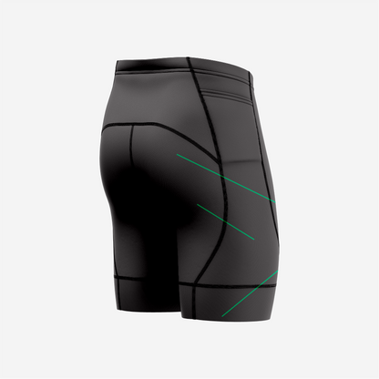 Men’s Black Cycling Shorts Lightweight Padded Bicycle Riding Gear