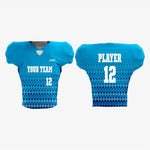Sky Blue/Black Customized American Football Jersey - Men/Women - K2 Sportswear | Custom Sports Uniforms & Apparels - K2 Sportswear