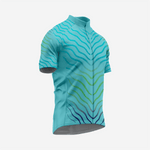 Men’s Turquoise Short Sleeve Cycling Jersey for Road and Racing - K2 Sportswear | Custom Sports Uniforms & Apparels - K2 Sportswear
