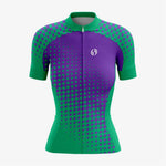 Premium Custom Cycling Kit for Women – Green & Purple - K2 Sportswear | Custom Sports Uniforms & Apparels - K2 Sportswear