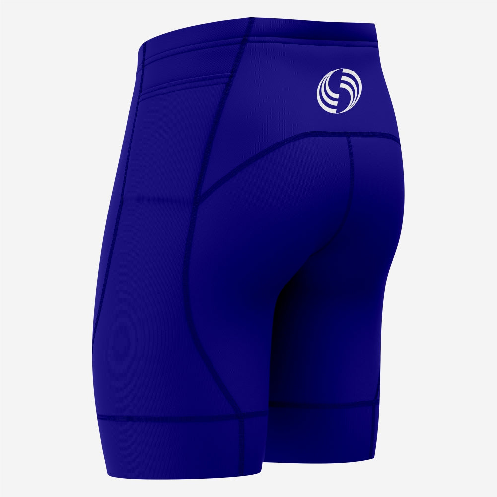 Custom Men's Cycling Shorts – Navy Blue Padded Bike Shorts