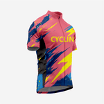 Men’s Short Sleeve Cycling Jersey for Road and Racing - Candy Pink - K2 Sportswear | Custom Sports Uniforms & Apparels - K2 Sportswear