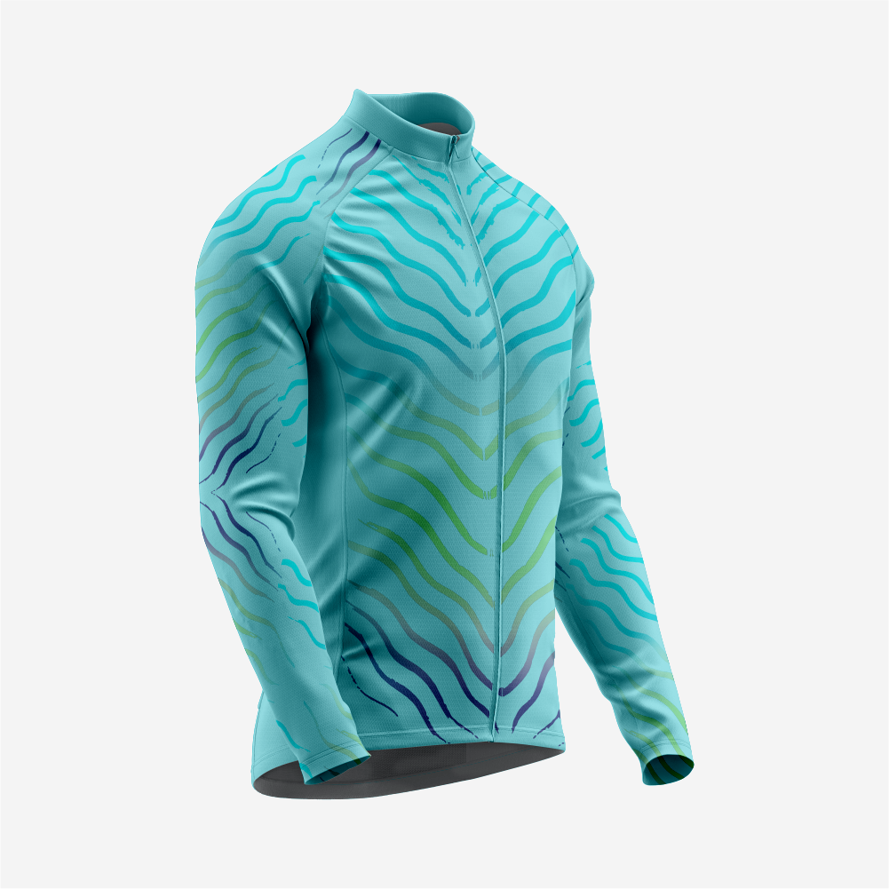 Men’s Long Sleeve Cycling Jersey Quick‑Dry Set