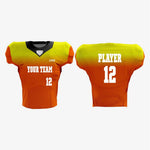 Custom Orange American Football Jersey/Kit – Men & Women - K2 Sportswear | Custom Sports Uniforms & Apparels - K2 Sportswear