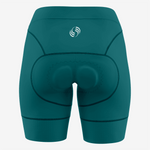 Custom Dark Green Women's Cycling Shorts – Perfect Fit - K2 Sportswear | Custom Sports Uniforms & Apparels - K2 Sportswear