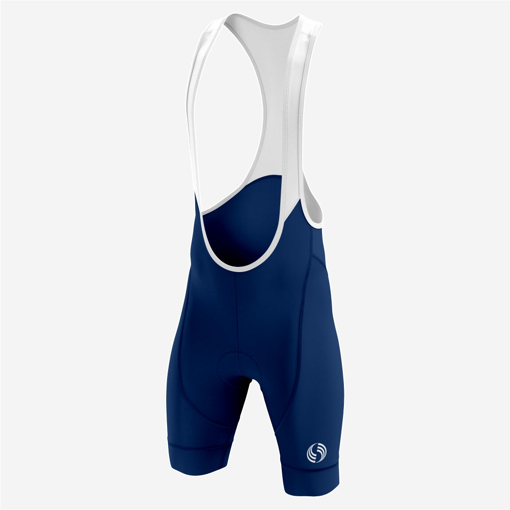 Cycling Bib Shorts in Oxford Blue for Men - Breathable & Durable