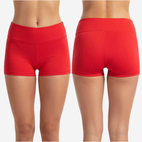 Red Custom Cheerleading Shorts - Competition Athletic Shorts