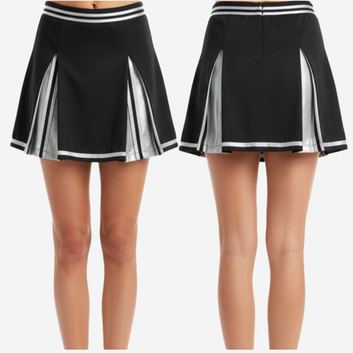 Custom Cheerleading Skirt - Black Cheer Skirt Team Design