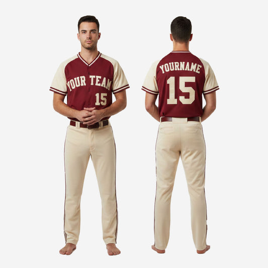 Personalized Baseball Team Uniform - Custom Sublimated Jersey Pants Complete Set