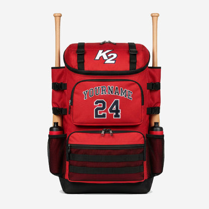 Custom Baseball Bag - Youth & Adult Baseball Equipment Bag Team Logo