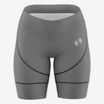 Premium Gray Women's Cycling Shorts – Made for You - K2 Sportswear | Custom Sports Uniforms & Apparels - K2 Sportswear
