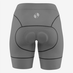 Premium Gray Women's Cycling Shorts – Made for You - K2 Sportswear | Custom Sports Uniforms & Apparels - K2 Sportswear
