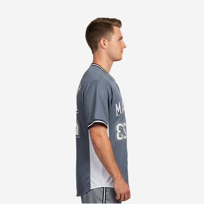 Custom Baseball Jersey - Youth & Adult Full Button Team Name Number Jersey