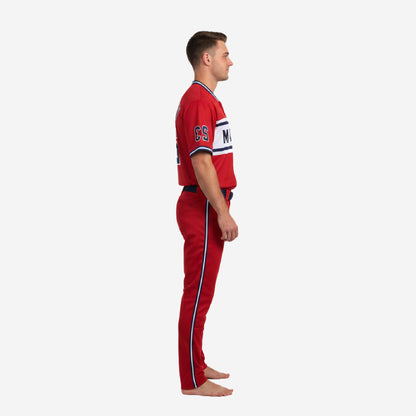 Personalized Baseball Team Uniform - Custom Jersey & Pants Set in Red