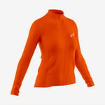 Pro-Level Women's Long Sleeve Bicycle Jersey in Orange - K2 Sportswear | Custom Sports Uniforms & Apparels - K2 Sportswear